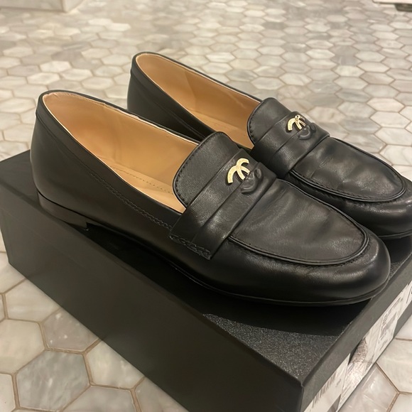 CHANEL Shoes - Chanel Black Loafers Excellent Condition 39